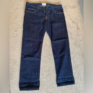 Current Elliott size 26 boyfriend cropped jean
